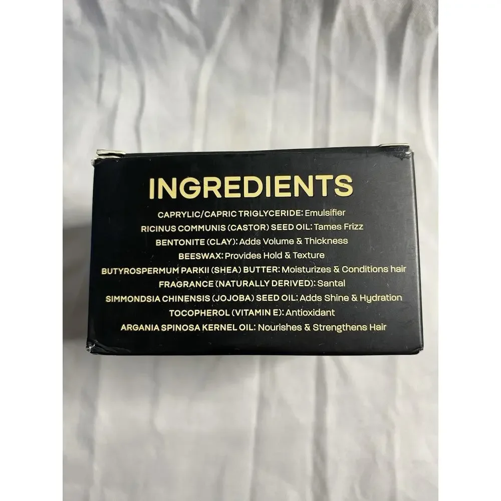 BASED Bodyworks Pomade 3 oz Santal Sandalwood Medium Hold Hair Styling NEW